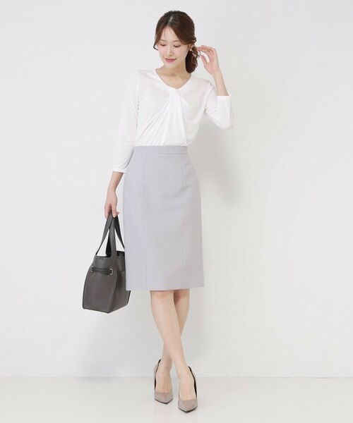 COUP DE CHANCE / クードシャンス カットソー | 【手洗い可/日本製/7分袖/ジャケットイン】しなやかな落ち感のカットソー | 詳細3