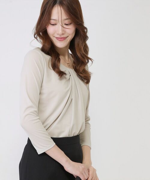 COUP DE CHANCE / クードシャンス カットソー | 【手洗い可/日本製/7分袖/ジャケットイン】しなやかな落ち感のカットソー | 詳細5