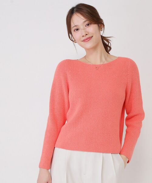 COUP DE CHANCE / クードシャンス ニット・セーター | 【手洗い可／日本製】ミドルゲージ軽やかニットトップス | 詳細13