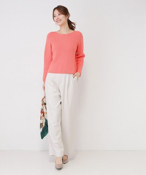 COUP DE CHANCE / クードシャンス ニット・セーター | 【手洗い可／日本製】ミドルゲージ軽やかニットトップス | 詳細14