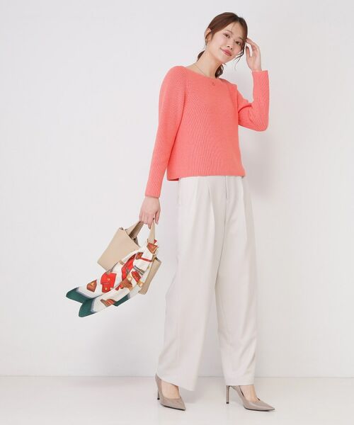 COUP DE CHANCE / クードシャンス ニット・セーター | 【手洗い可／日本製】ミドルゲージ軽やかニットトップス | 詳細15