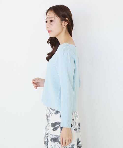 COUP DE CHANCE / クードシャンス ニット・セーター | 【手洗い可／日本製】ミドルゲージ軽やかニットトップス | 詳細18