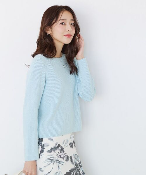 COUP DE CHANCE / クードシャンス ニット・セーター | 【手洗い可／日本製】ミドルゲージ軽やかニットトップス | 詳細6