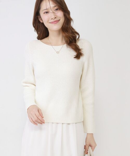 COUP DE CHANCE / クードシャンス ニット・セーター | 【手洗い可／日本製】ミドルゲージ軽やかニットトップス | 詳細9