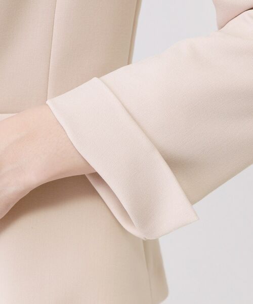 COUP DE CHANCE / クードシャンス ノーカラージャケット | 【手洗い可／日本製／スーツ可】ペプラムデザインのカラーレスジャケット | 詳細19