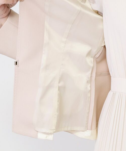 COUP DE CHANCE / クードシャンス ノーカラージャケット | 【手洗い可／日本製／スーツ可】ペプラムデザインのカラーレスジャケット | 詳細22