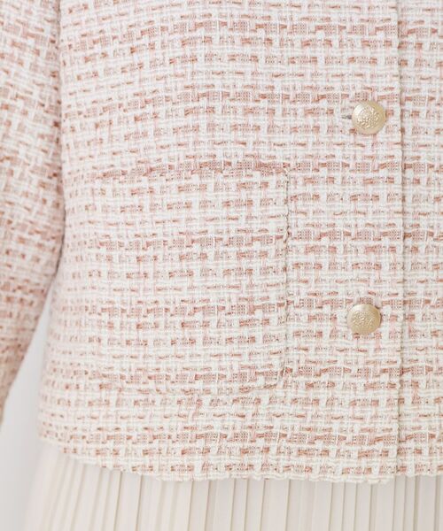 COUP DE CHANCE / クードシャンス ノーカラージャケット | 【ON/OFF着回し】カラーツイードジャケット | 詳細30