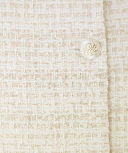 COUP DE CHANCE / クードシャンス ノーカラージャケット | 【ON/OFF着回し】カラーツイードジャケット | 詳細4