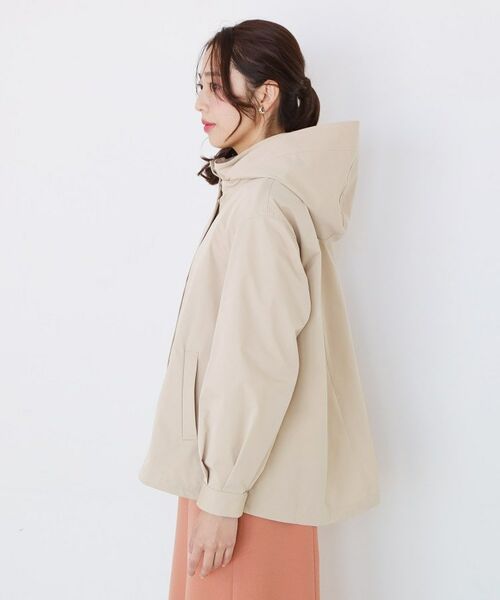 COUP DE CHANCE / クードシャンス レザーブルゾン・ジャケット | 【手洗い可／裏地なし／袖プッシュアップ可／フード取外し可】マウンテンパーカー | 詳細17