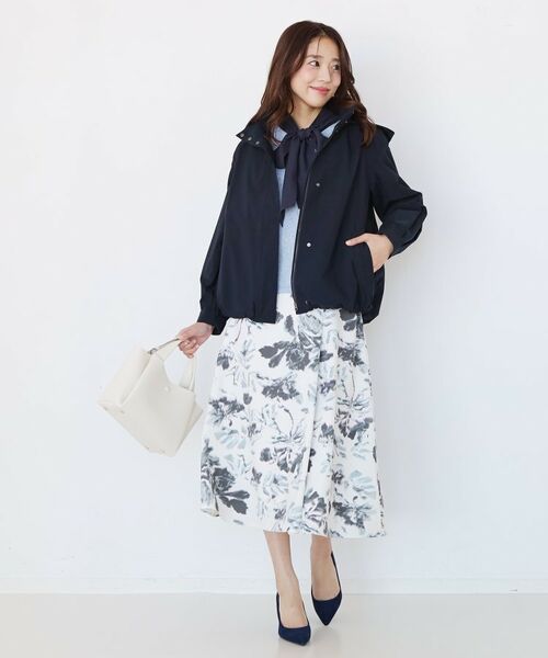 COUP DE CHANCE / クードシャンス レザーブルゾン・ジャケット | 【手洗い可／裏地なし／袖プッシュアップ可／フード取外し可】マウンテンパーカー | 詳細3