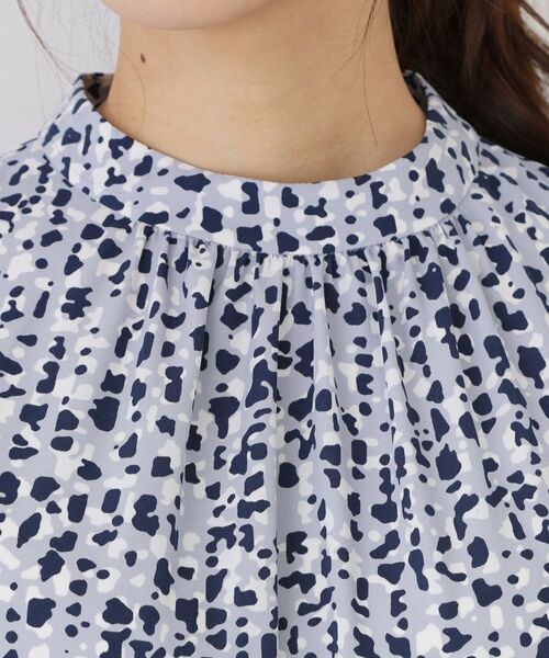 COUP DE CHANCE / クードシャンス ミニ丈・ひざ丈ワンピース | 【手洗い可／日本製】幾何柄エレガントワンピース | 詳細16