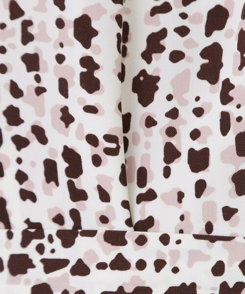 COUP DE CHANCE / クードシャンス ミニ丈・ひざ丈ワンピース | 【手洗い可／日本製】幾何柄エレガントワンピース | 詳細7