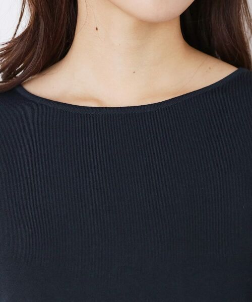 COUP DE CHANCE / クードシャンス ミニ丈・ひざ丈ワンピース | 【手洗い可】異素材ドッキングワンピース | 詳細12