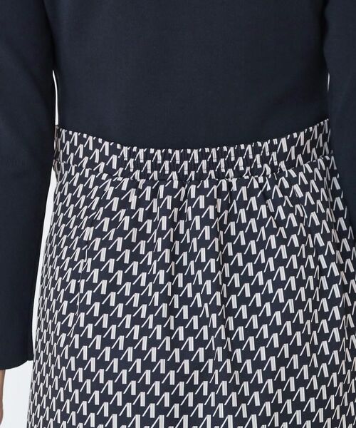 COUP DE CHANCE / クードシャンス ミニ丈・ひざ丈ワンピース | 【手洗い可】異素材ドッキングワンピース | 詳細17