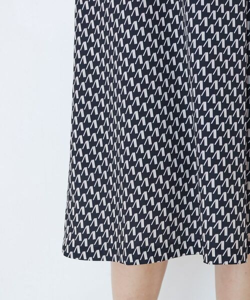 COUP DE CHANCE / クードシャンス ミニ丈・ひざ丈ワンピース | 【手洗い可】異素材ドッキングワンピース | 詳細18