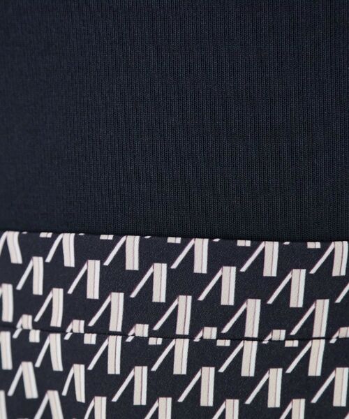 COUP DE CHANCE / クードシャンス ミニ丈・ひざ丈ワンピース | 【手洗い可】異素材ドッキングワンピース | 詳細4