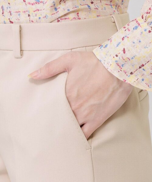 COUP DE CHANCE / クードシャンス パンツ | 【手洗い可／日本製／スーツ可】センタープレス入りストレートパンツ | 詳細17