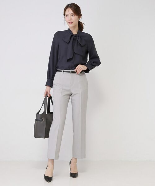 COUP DE CHANCE / クードシャンス パンツ | 【手洗い可／日本製／スーツ可】センタープレス入りストレートパンツ | 詳細3