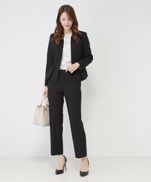 COUP DE CHANCE / クードシャンス パンツ | 【手洗い可／日本製／スーツ可】センタープレス入りストレートパンツ | 詳細6