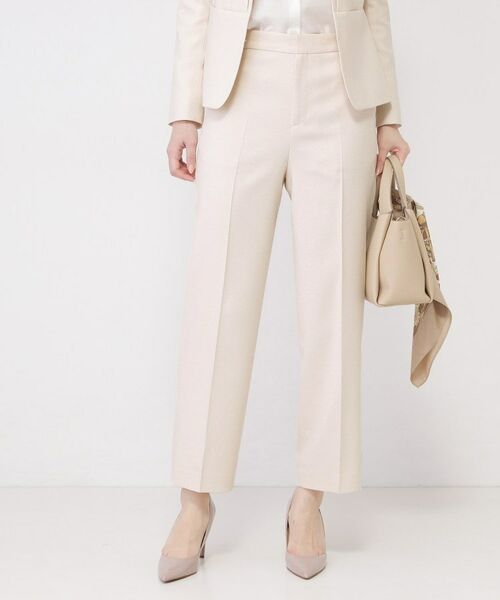 COUP DE CHANCE / クードシャンス パンツ | 【手洗い可／日本製／スーツ可】センタープレス入りテーパードパンツ | 詳細5