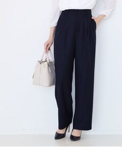 COUP DE CHANCE / クードシャンス パンツ | 【手洗い可】タック入りワイドパンツ