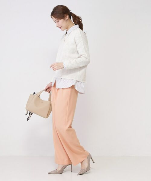 COUP DE CHANCE / クードシャンス パンツ | 【手洗い可】タック入りワイドパンツ | 詳細11