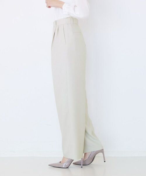 COUP DE CHANCE / クードシャンス パンツ | 【手洗い可】タック入りワイドパンツ | 詳細14