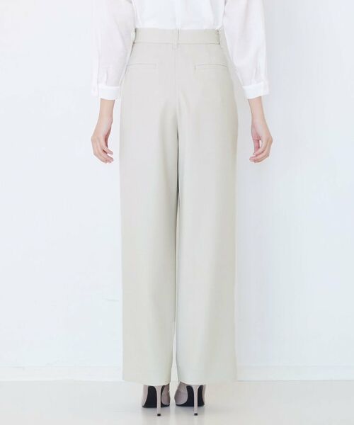 COUP DE CHANCE / クードシャンス パンツ | 【手洗い可】タック入りワイドパンツ | 詳細15