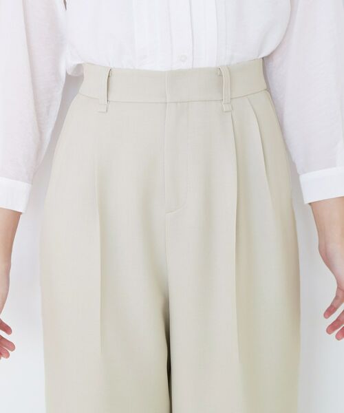 COUP DE CHANCE / クードシャンス パンツ | 【手洗い可】タック入りワイドパンツ | 詳細16