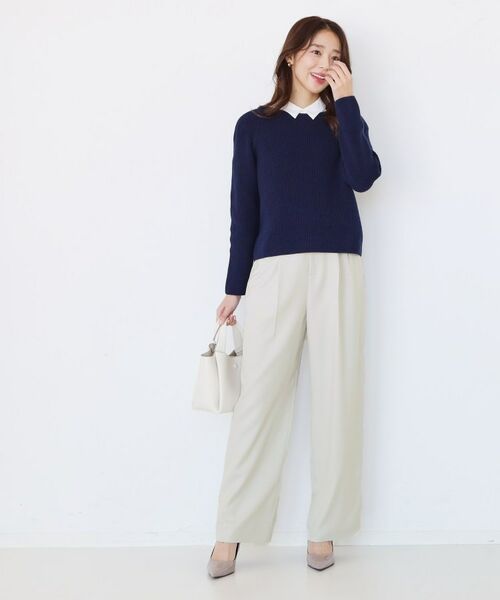 COUP DE CHANCE / クードシャンス パンツ | 【手洗い可】タック入りワイドパンツ | 詳細6