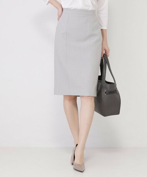 COUP DE CHANCE / クードシャンス ミニ・ひざ丈スカート | 【手洗い可／日本製／スーツ可】タイトシルエットスカート | 詳細1
