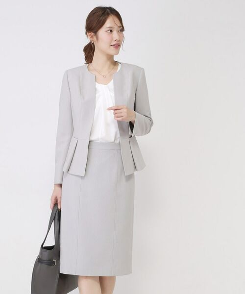 COUP DE CHANCE / クードシャンス ミニ・ひざ丈スカート | 【手洗い可／日本製／スーツ可】タイトシルエットスカート | 詳細2