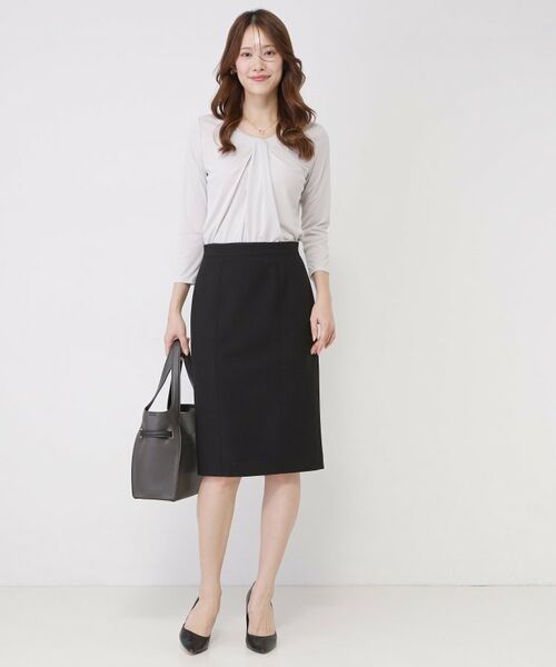 COUP DE CHANCE / クードシャンス ミニ・ひざ丈スカート | 【手洗い可／日本製／スーツ可】タイトシルエットスカート | 詳細7