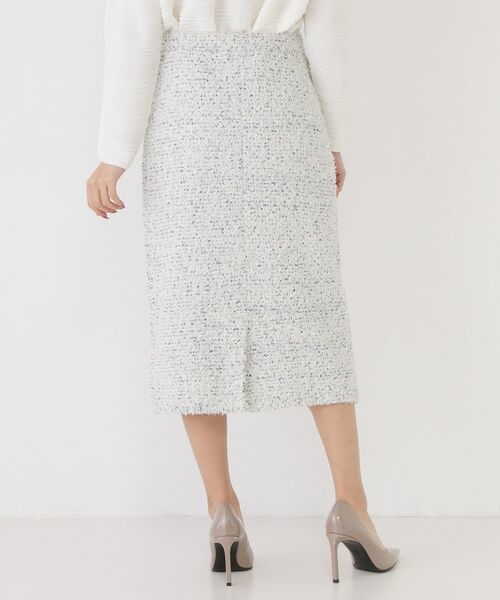 COUP DE CHANCE / クードシャンス スカート | 【洗える/セットアップ可/ウエストゴム】ツイード調ニットスカート | 詳細11