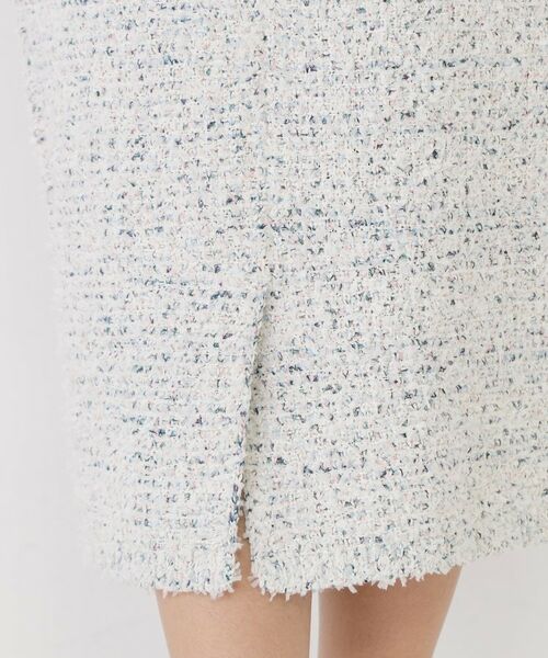COUP DE CHANCE / クードシャンス スカート | 【洗える/セットアップ可/ウエストゴム】ツイード調ニットスカート | 詳細14