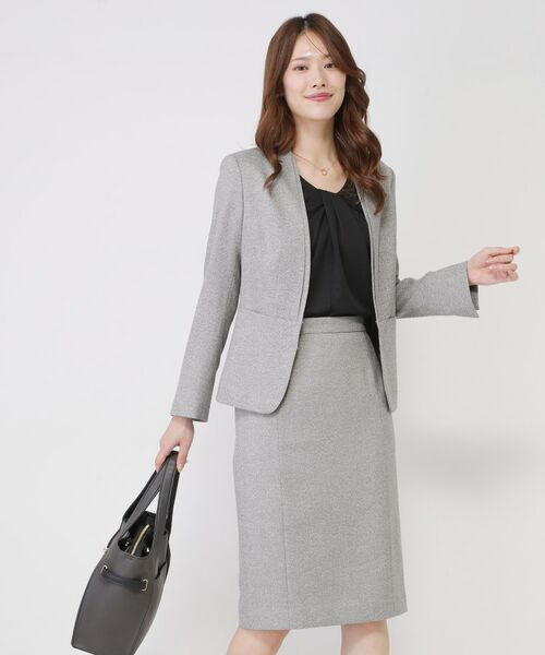 COUP DE CHANCE / クードシャンス ミニ・ひざ丈スカート | 【手洗い可／日本製／スーツ可】タイトシルエットスカート | 詳細2