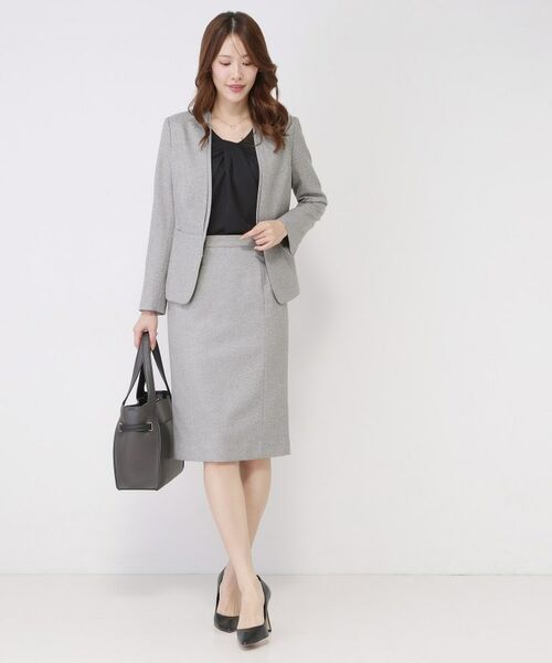 COUP DE CHANCE / クードシャンス ミニ・ひざ丈スカート | 【手洗い可／日本製／スーツ可】タイトシルエットスカート | 詳細3