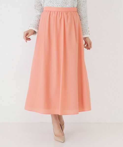 COUP DE CHANCE / クードシャンス ロング・マキシ丈スカート | 【手洗い可／ウエストゴム】エアリーなフレアースカート | 詳細13