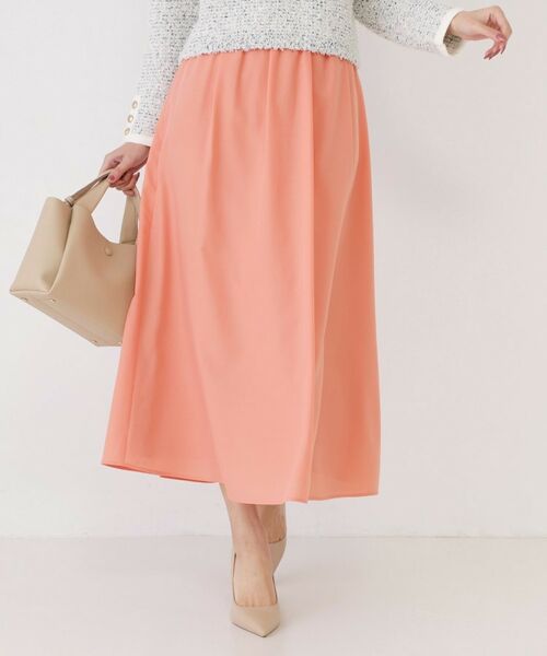 COUP DE CHANCE / クードシャンス ロング・マキシ丈スカート | 【手洗い可／ウエストゴム】エアリーなフレアースカート | 詳細5