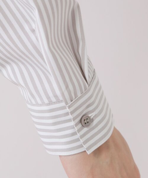 COUP DE CHANCE / クードシャンス シャツ・ブラウス | 【手洗い可／日本製／重ね着にもおすすめ】きれいめブロード素材シャツ | 詳細14
