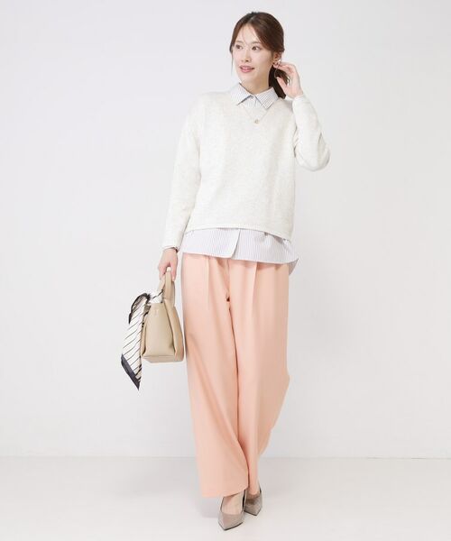 COUP DE CHANCE / クードシャンス シャツ・ブラウス | 【手洗い可／日本製／重ね着にもおすすめ】きれいめブロード素材シャツ | 詳細7