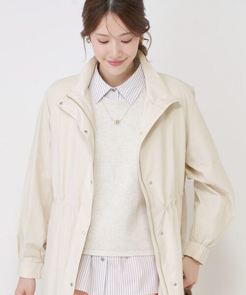 COUP DE CHANCE / クードシャンス ミリタリージャケット・コート | 【手洗い可／ライナー付き／ウエスト調整可／袖プッシュアップ可】モッズコート | 詳細1