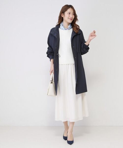 COUP DE CHANCE / クードシャンス ミリタリージャケット・コート | 【手洗い可／ライナー付き／ウエスト調整可／袖プッシュアップ可】モッズコート | 詳細10