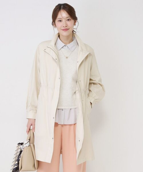 COUP DE CHANCE / クードシャンス ミリタリージャケット・コート | 【手洗い可／ライナー付き／ウエスト調整可／袖プッシュアップ可】モッズコート | 詳細2