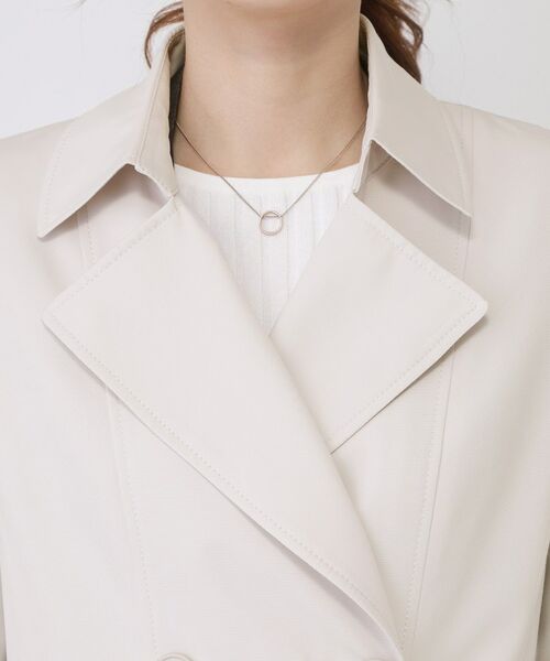 COUP DE CHANCE / クードシャンス トレンチコート | 【撥水／細見えシルエット】きれいめトレンチコート | 詳細12