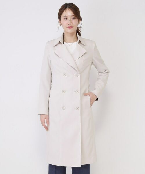 COUP DE CHANCE / クードシャンス トレンチコート | 【撥水／細見えシルエット】きれいめトレンチコート | 詳細26