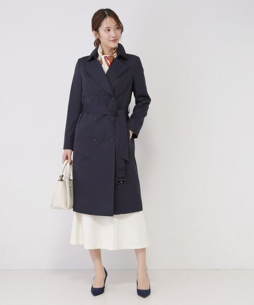 COUP DE CHANCE / クードシャンス トレンチコート | 【撥水／細見えシルエット】きれいめトレンチコート | 詳細6