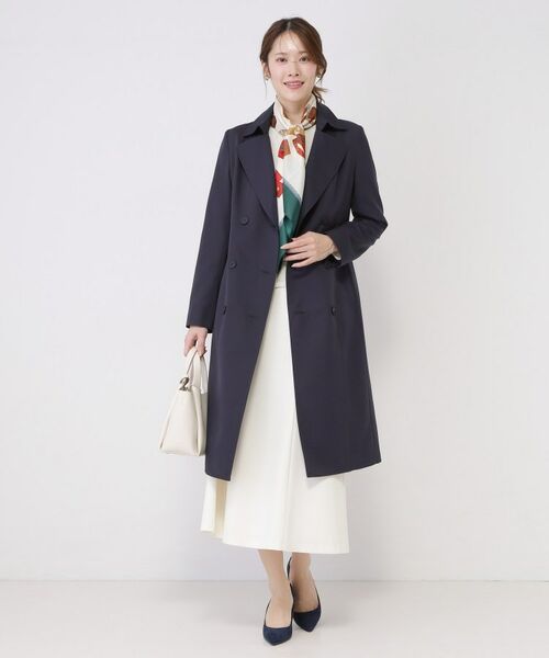 COUP DE CHANCE / クードシャンス トレンチコート | 【撥水／細見えシルエット】きれいめトレンチコート | 詳細7