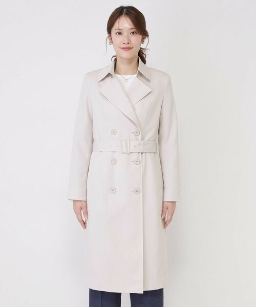 COUP DE CHANCE / クードシャンス トレンチコート | 【撥水／細見えシルエット】きれいめトレンチコート | 詳細9