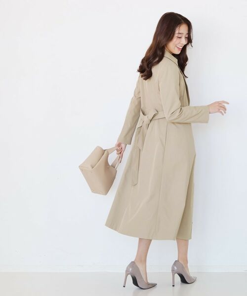 COUP DE CHANCE / クードシャンス トレンチコート | 【きれいめ羽織り】Aラインドレスコート | 詳細10